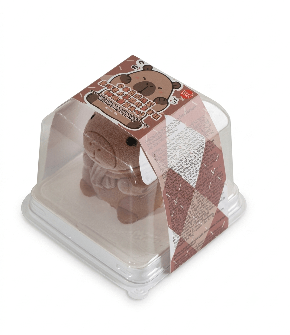 (KW) FRESHASIA Veganes Schoko-Mousse mit Fruchtfüllung 450g (75g x 6 Stück) - MAOMAO