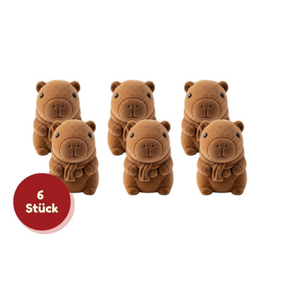 (KW) FRESHASIA Capybara Veganes Schoko-Mousse mit Fruchtfüllung 450g (75g x 6 Stück)