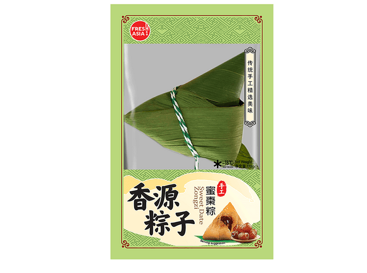 (KW) FRESHASIA Zongzi mit süßen roten Datteln (Klebreis-Dumpling) 170g - MAOMAO