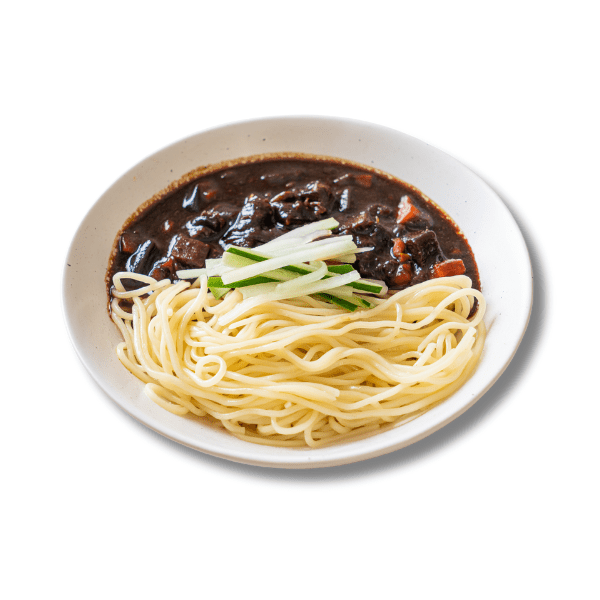 (KW) PULMUONE Koreanische Nudeln mit schwarzer Bohnensoße 664g (2 Portionen) - MAOMAO