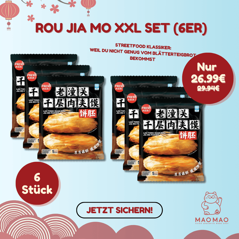 (KW) FRESHASIA Rou Jia Mo Chinesischer Burger Vorteilspack (6er)