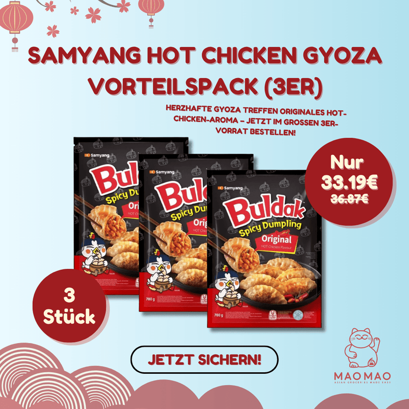 (KW) SAMYANG Hot Chicken Gyoza Teigtasche Vorteilspack (3er)
