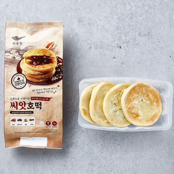 (KW) SAONGWON Hotteok Koreanische Pfannkuchen mit Nussfüllung 400g - MAOMAO
