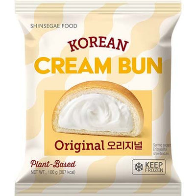 (KW) SHINSEGAE FOOD Koreanische Cream Buns Original (Vegan) 100g