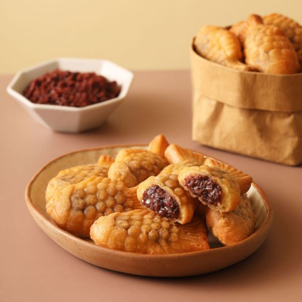 (KW) TAEYANG Bungeoppang mit Rote Bohnen Füllung 350g (5 Stück) - MAOMAO