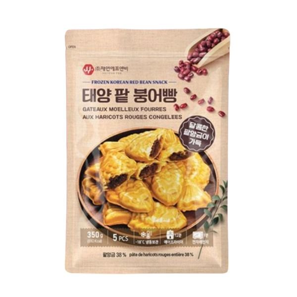 (KW) TAEYANG Bungeoppang mit Rote Bohnen Füllung 350g (5 Stück) - MAOMAO