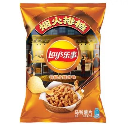 LAY'S Kartoffelchips Sichuan Pfeffer Gebratenes Schweinefleisch 70g - MAOMAO