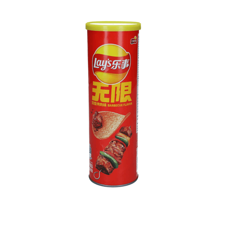 乐事薯片桶装烧烤味90克