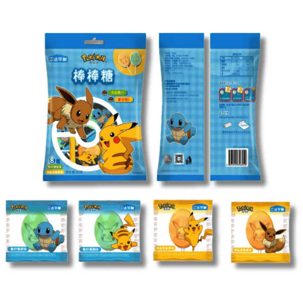 LEDA Pokémon Lutscher Zitrone Minze & Maracuja 60 g