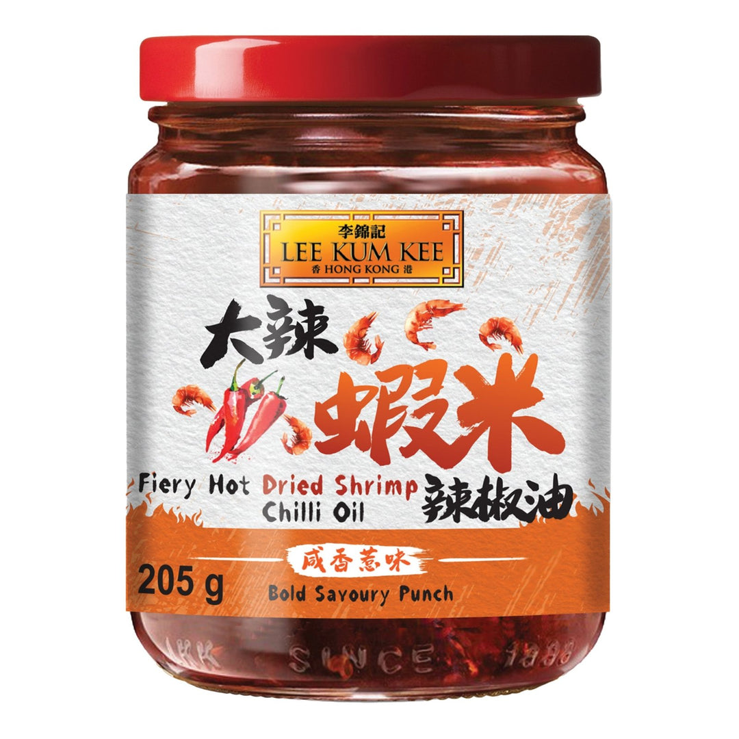 LEE KUM KEE Feurig - scharfes Chiliöl mit getrockneten Garnelen 205g - MAOMAO