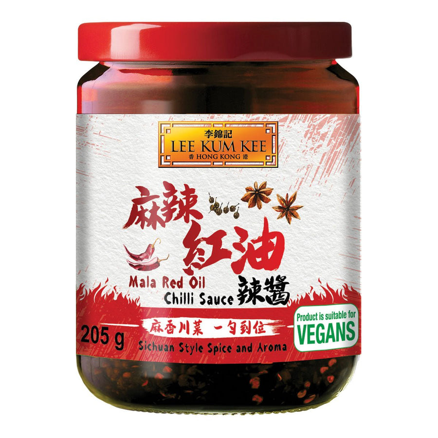 LEE KUM KEE MALA Chili - Öl Sauce 205g - MAOMAO