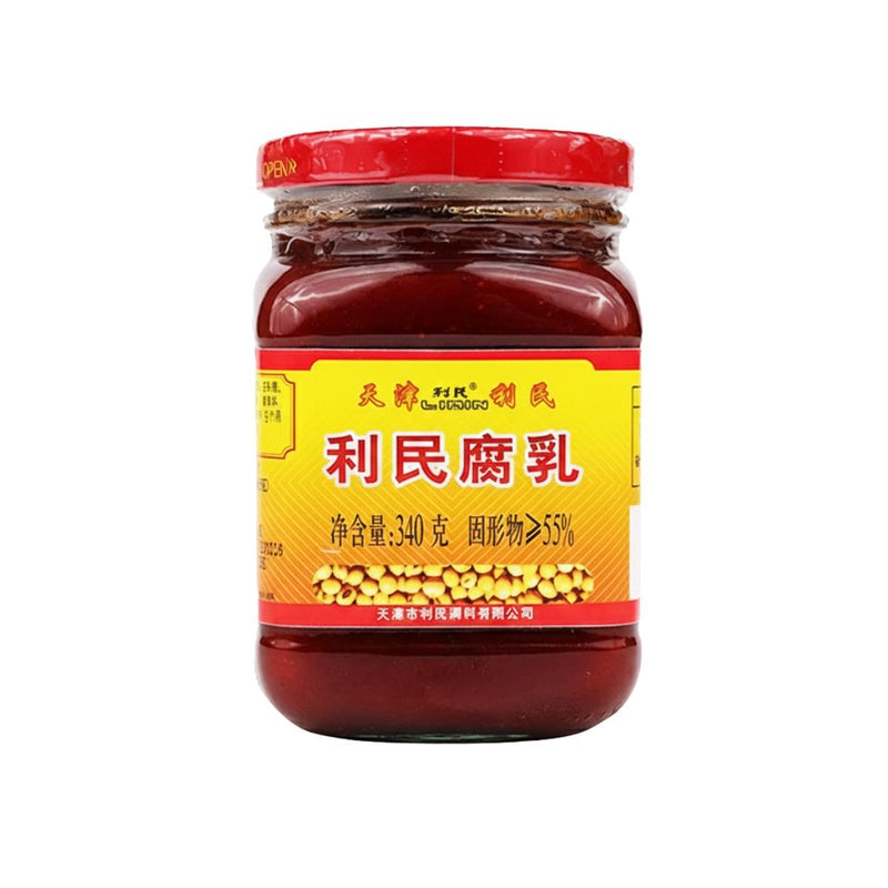 LIMIN Fermented Bean Curd Spicy 340g