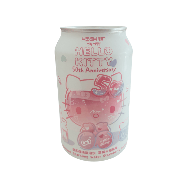 LIMITIERT HIGHUP Hello Kitty Ramune Erdbeere 330ml (EINWEG) - MAOMAO