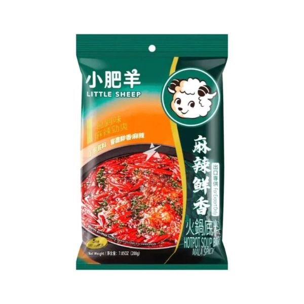LITTLE SHEEP Hot Pot Soup Base Spicy Mala 200g