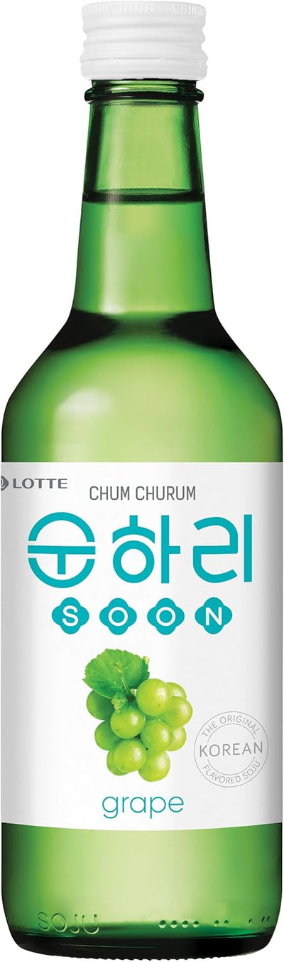 LOTTE CHUM CHURUM Grape [Soju] (12% Alc.) 350ml