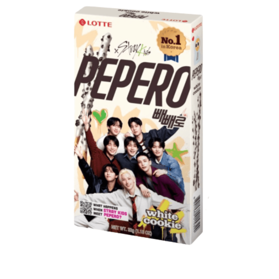 LOTTE Pepero Weiße Keks Stray Kids Edition 32g - MAOMAO