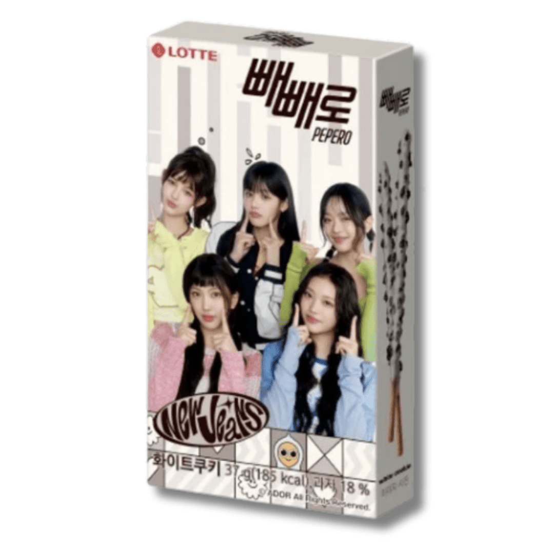 LOTTE Pepero Weiße Keksstangen New Jeans Edition 32g - MAOMAO