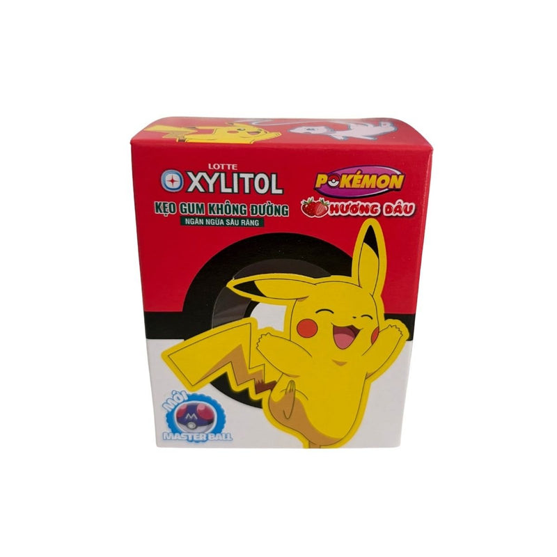 LOTTE Pokémon Erdbeer-Fruchtgummi mit Spielzeug 3,2g