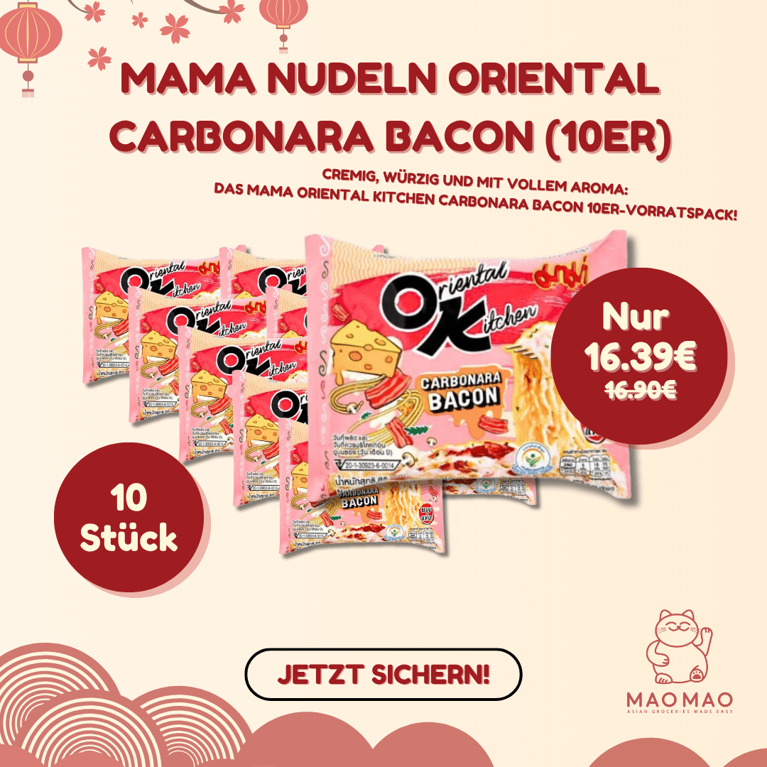 MAMA Instant Nudeln Oriental Carbonara Bacon (10er) - MAOMAO