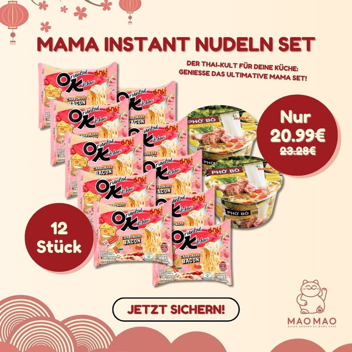 MAMA Instant Nudeln Set (12er) - MAOMAO