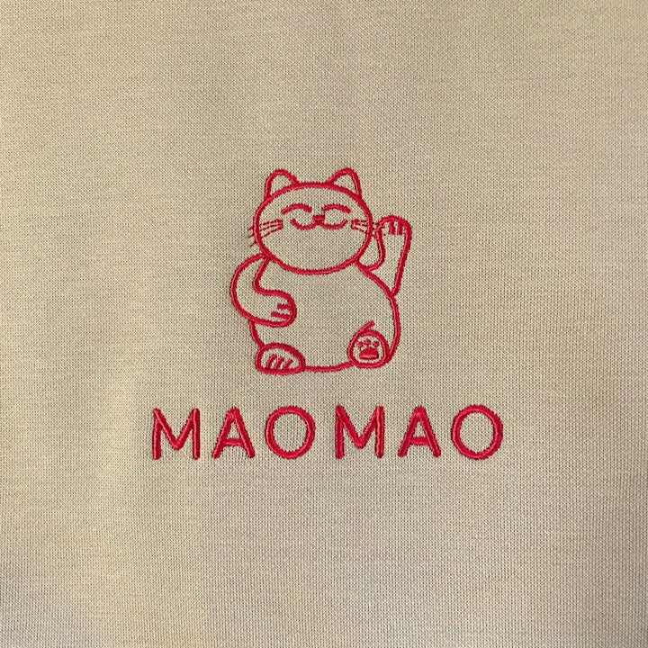 MAOMAO Hoodie (schwarz/beige) - MAOMAO