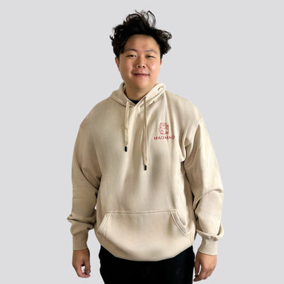MAOMAO Hoodie (black/beige)
