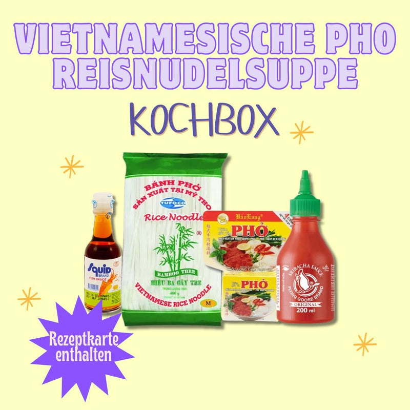 MAOMAO Vietnamesische Pho Reisnudelsuppe Kochbox (4 Portionen)
