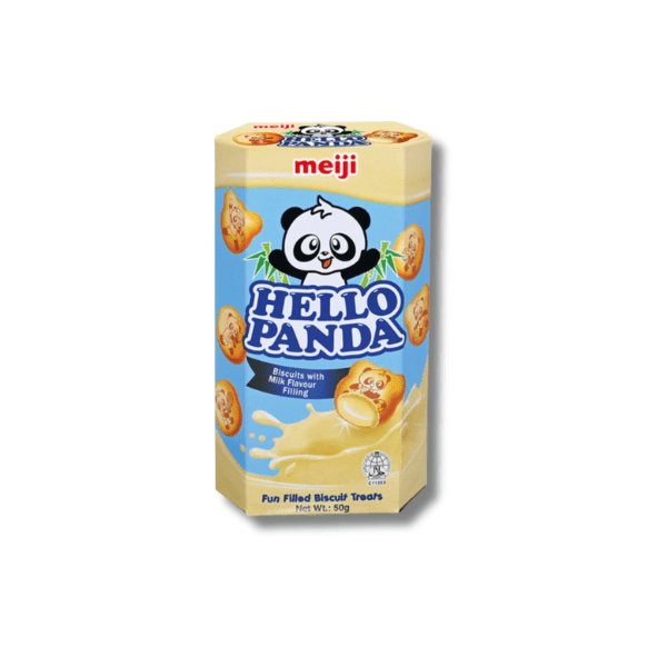 MEIJI Hello Panda Biscuits with Milk Cream Filling 47g