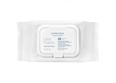 MISSHA Super Aqua Ultra Hyalron Cleansing Oil Wipes (30 sheets)
