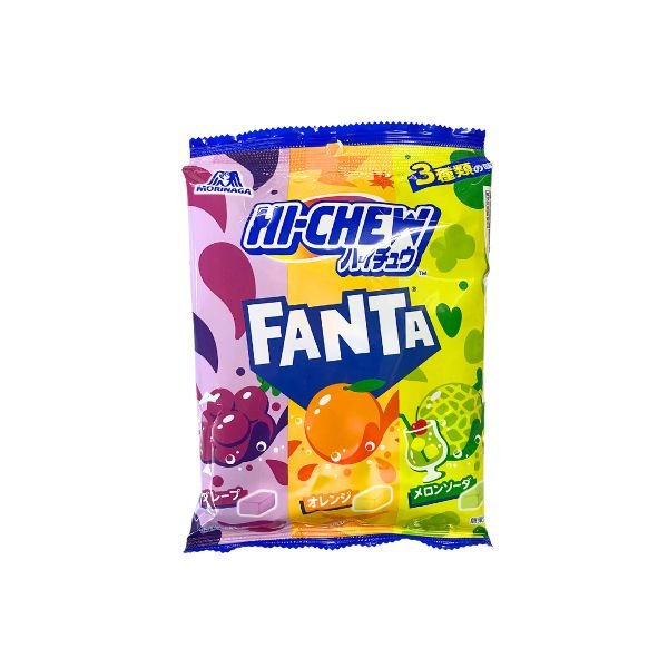 MORINAGA Hi-Chew Fanta 3 Geschmacksrichtungen Kaubonbons 68g