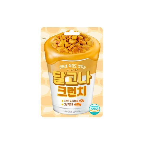 NAMU Dalgona Crunch 25g (Koreanisches Straßen Snack) - MAOMAO