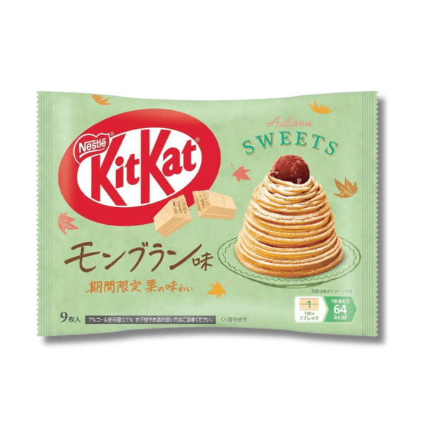 NESTLÉ KitKat Waffelriegel Mont - Blanc - Geschmack 104 g - MAOMAO