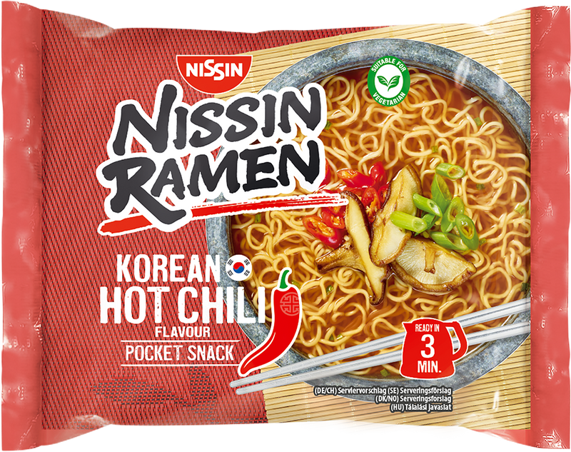 NISSIN Instant Ramen Korean Spicy Chili 65.2g