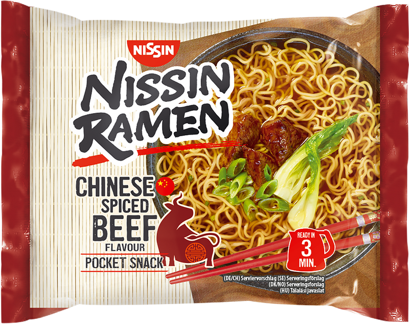 NISSIN Instant Ramen Chinese Style Beef 66.8g