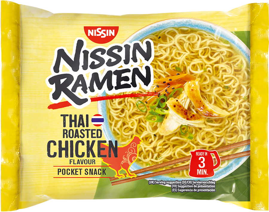 NISSIN Instant Ramen Thailändisch gebratenes Hähnchen 65g - MAOMAO