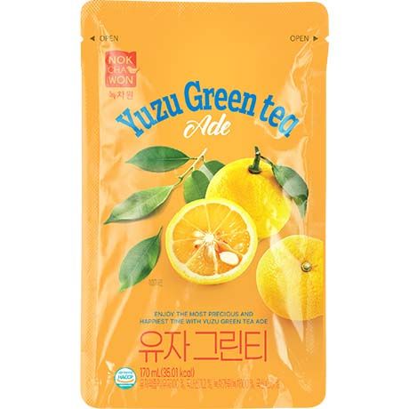 NOKCHAWON Ade Beutelgetränke Yuzu Grüner Tee 170ml - MAOMAO