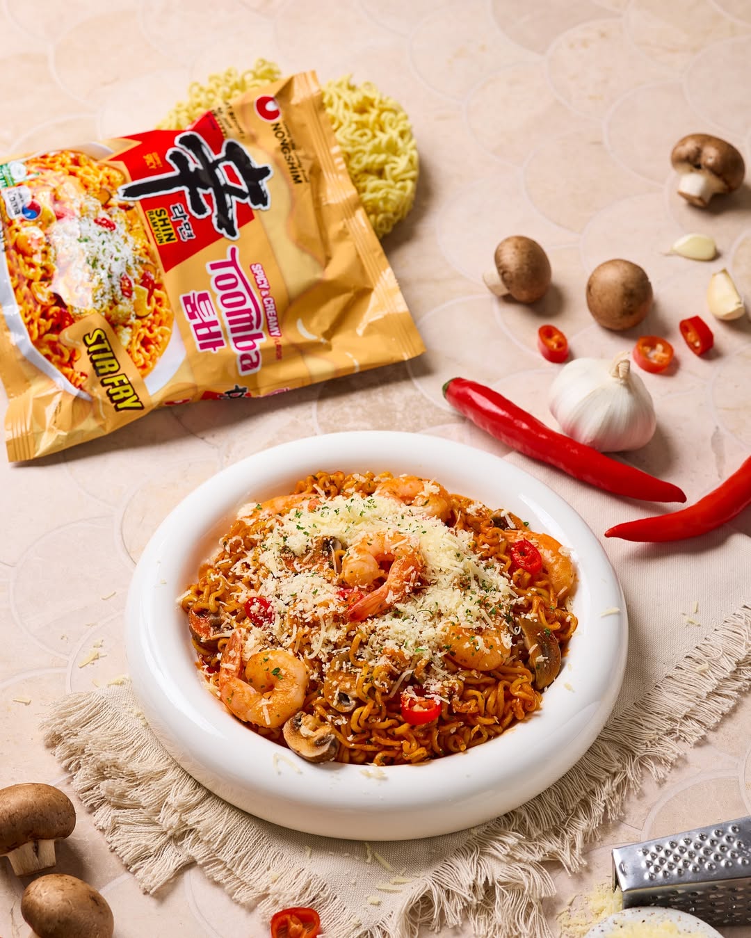 NUR 1 CENT - NONG SHIM Instant Nudeln Shin Ramyun Toomba 137g  - 3 Stück Max pro Bestellung