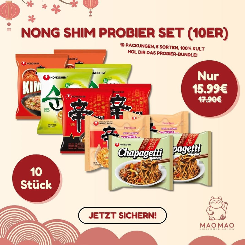 Nong Shim Tasting Set (10-Pack)