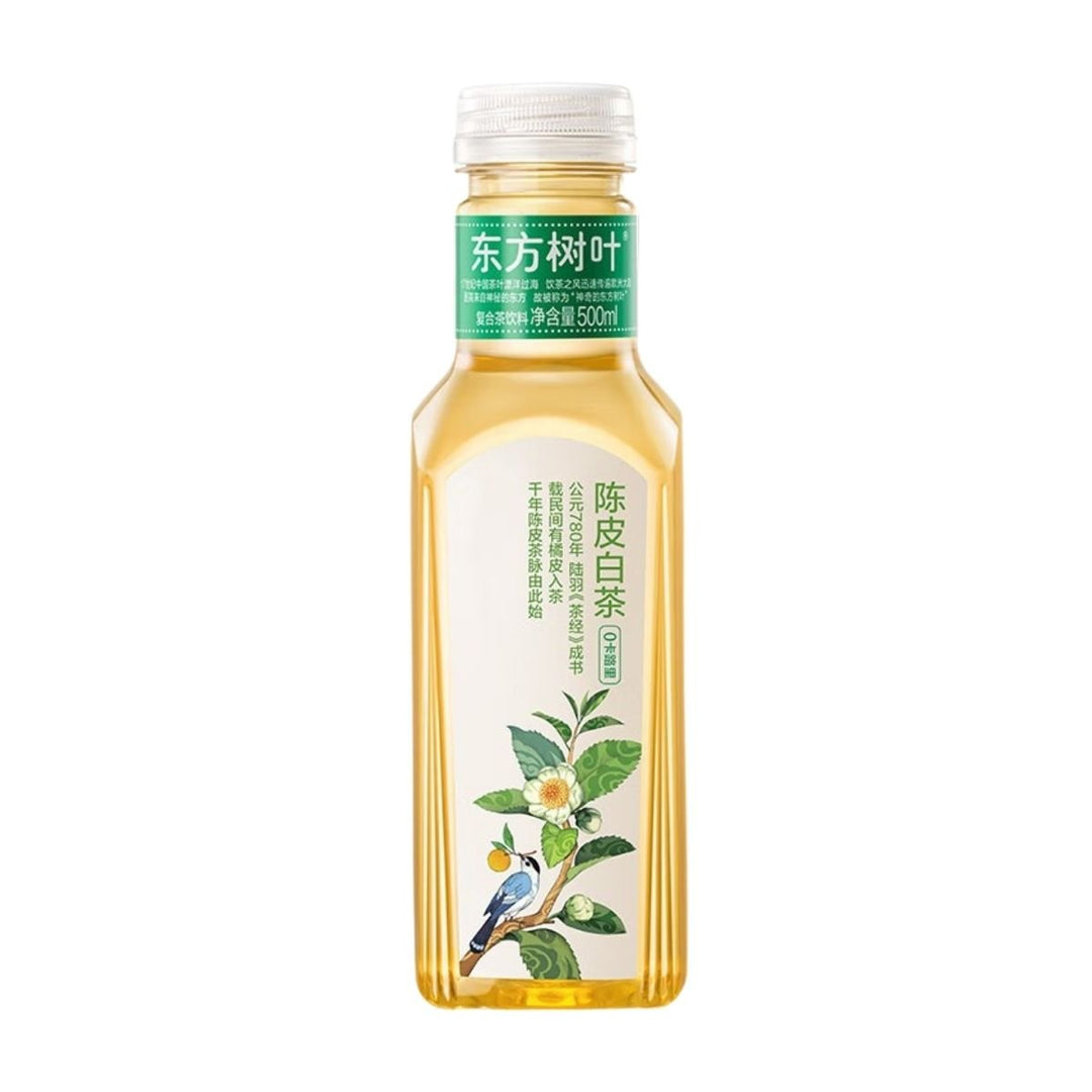 NONGFU SPRING Oriental Leaf Weißer Tee Mandarine Zuckerfrei 500ml (EINWEG) - MAOMAO