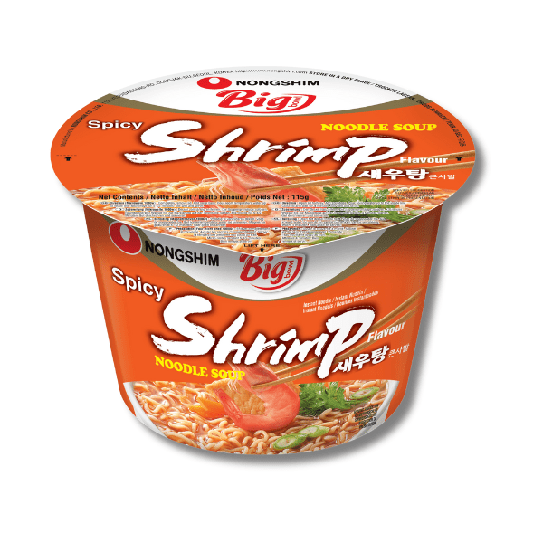 NONGSHIM Bowl Noodle Pikante Garnelen 115g - MAOMAO