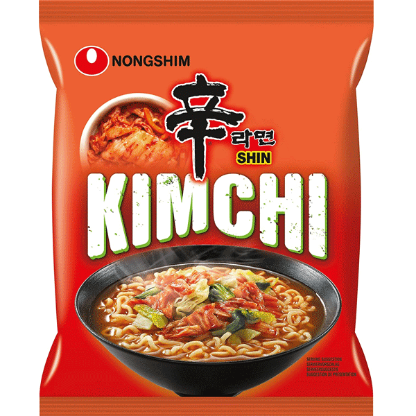 NONG SHIM Instant Nudeln Shin Ramyun Kimchi 120g