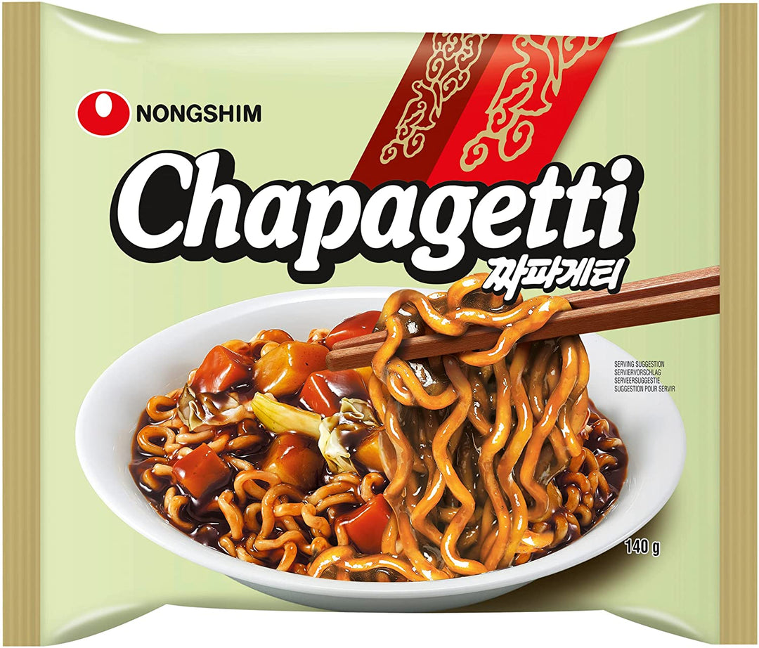 NUR 1 CENT NONG SHIM Instant Nudeln Chapagetti 140g - 3 Stück Max pro Bestellung - MAOMAO