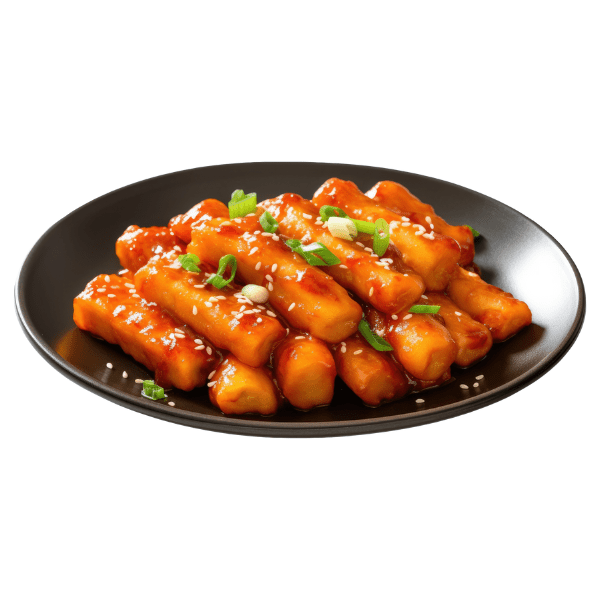 O'FOOD Tteokbokki mit Koreanischer Barbecue - Soße 260g - MAOMAO
