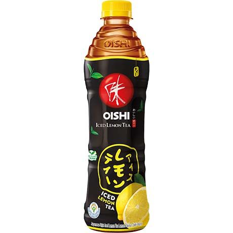 OISHI Schwarzer Eistee Zitrone 500ml (EINWEG) - MAOMAO