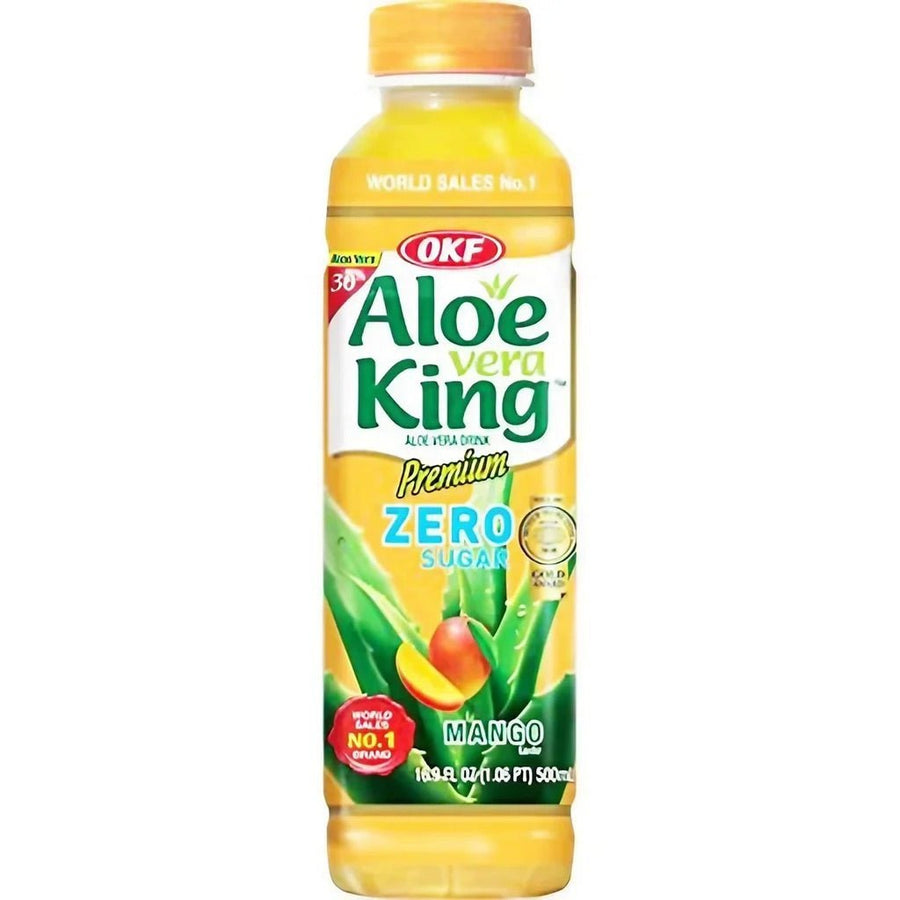 OKF Aloe Vera Getränk Mango (zuckerfrei) 500ml (EINWEG) - MAOMAO