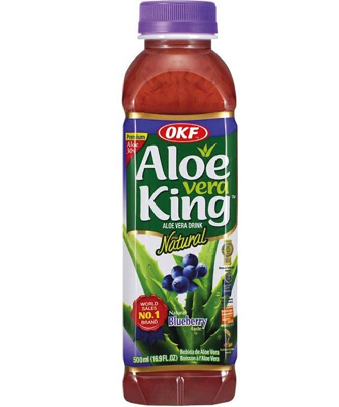 OKF Aloe Vera Getränk Blaubeere 500ml (EINWEG)