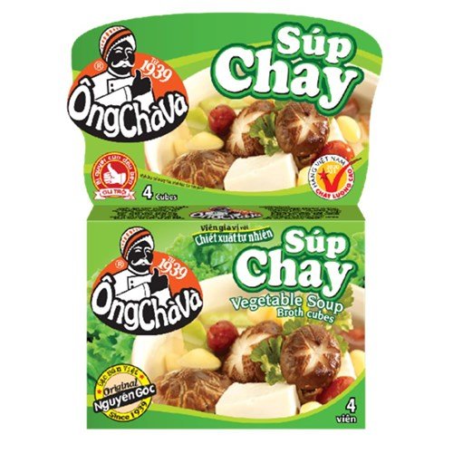 ONG CHA VA Suppengewürz Würfel vegetarisch 75g