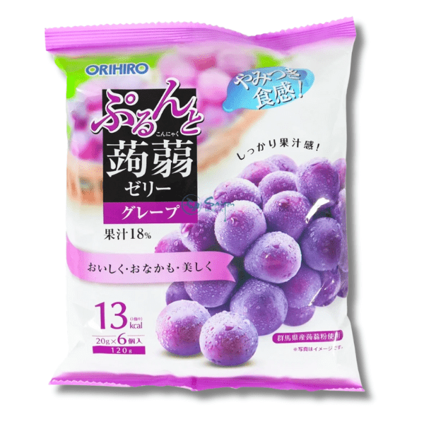 ORIHIRO Konjac Jelly Grape 120g