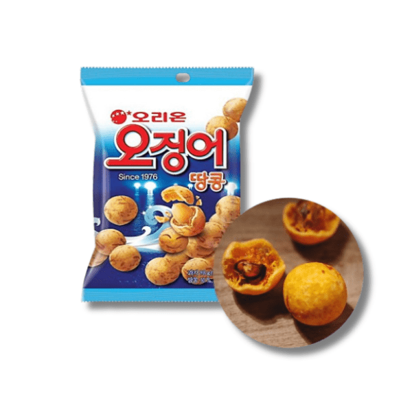 好丽友鱿鱼花生味膨化食品 98克