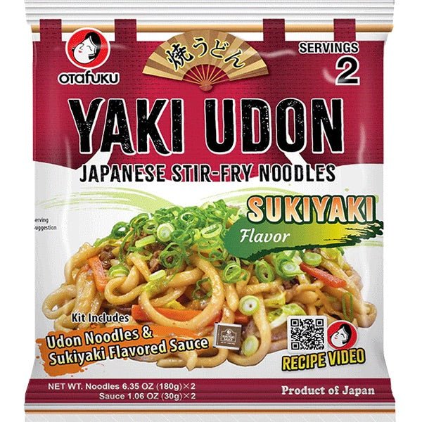 OTAFUKU Yakiudon mit Sukiyaki Sauce (2 Portionen) 420g - MAOMAO